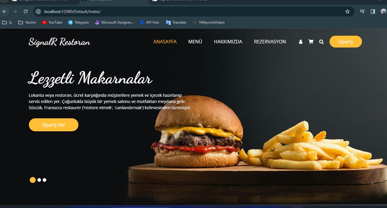 SignalR QR Restaurant - QR Code Restaurant Ordering System